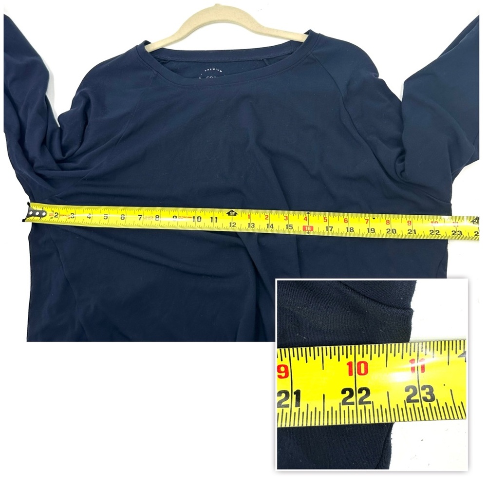 Cozy Earth Bamboo Sweatshirt Womens XL Soft Lounge Comfy Stretch Minimalist - Picture 7 of 9